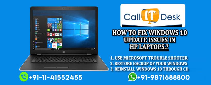 Fix Windows 10 Update Issues in Hp Laptops